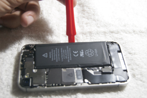 levantar la batería del iPhone 4S
